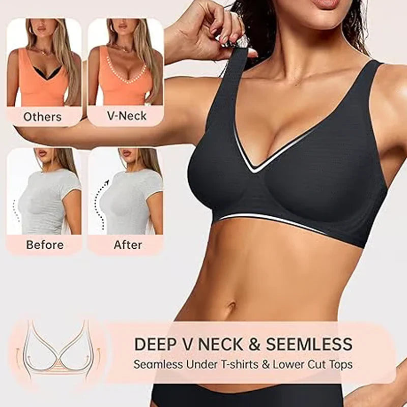 Seamless Bras for Woman Wireless Underwear Sleep Padded Bralette One Piece Brassiere No Wire Comfortable No Trace Bra