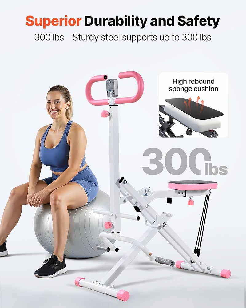 Squat machine indoor exercise rowing machine
